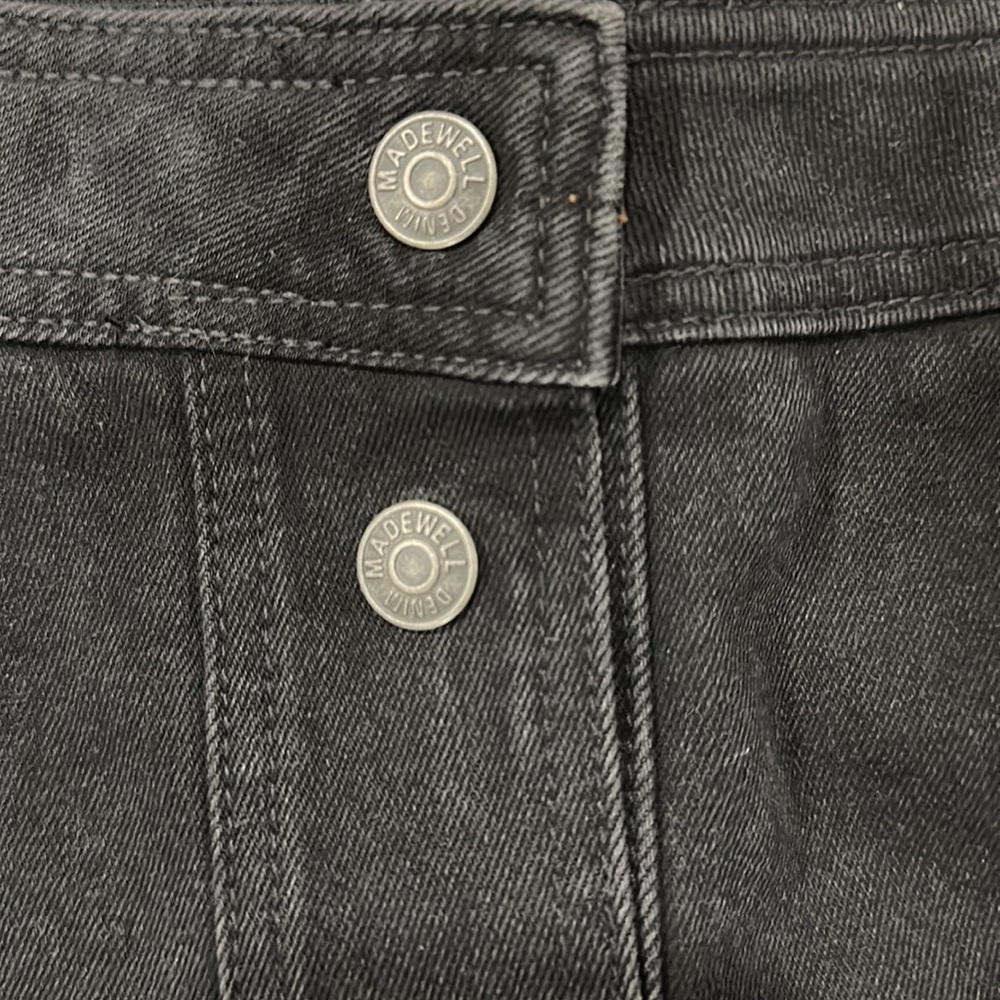 Madewell metropolis snap front jean skirt - Picture 3 of 4